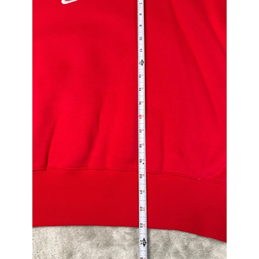 Nike Phoenix Fleece Oversized Crewneck Sweatshirt University Red Womens Size L - Picture 5 of 8